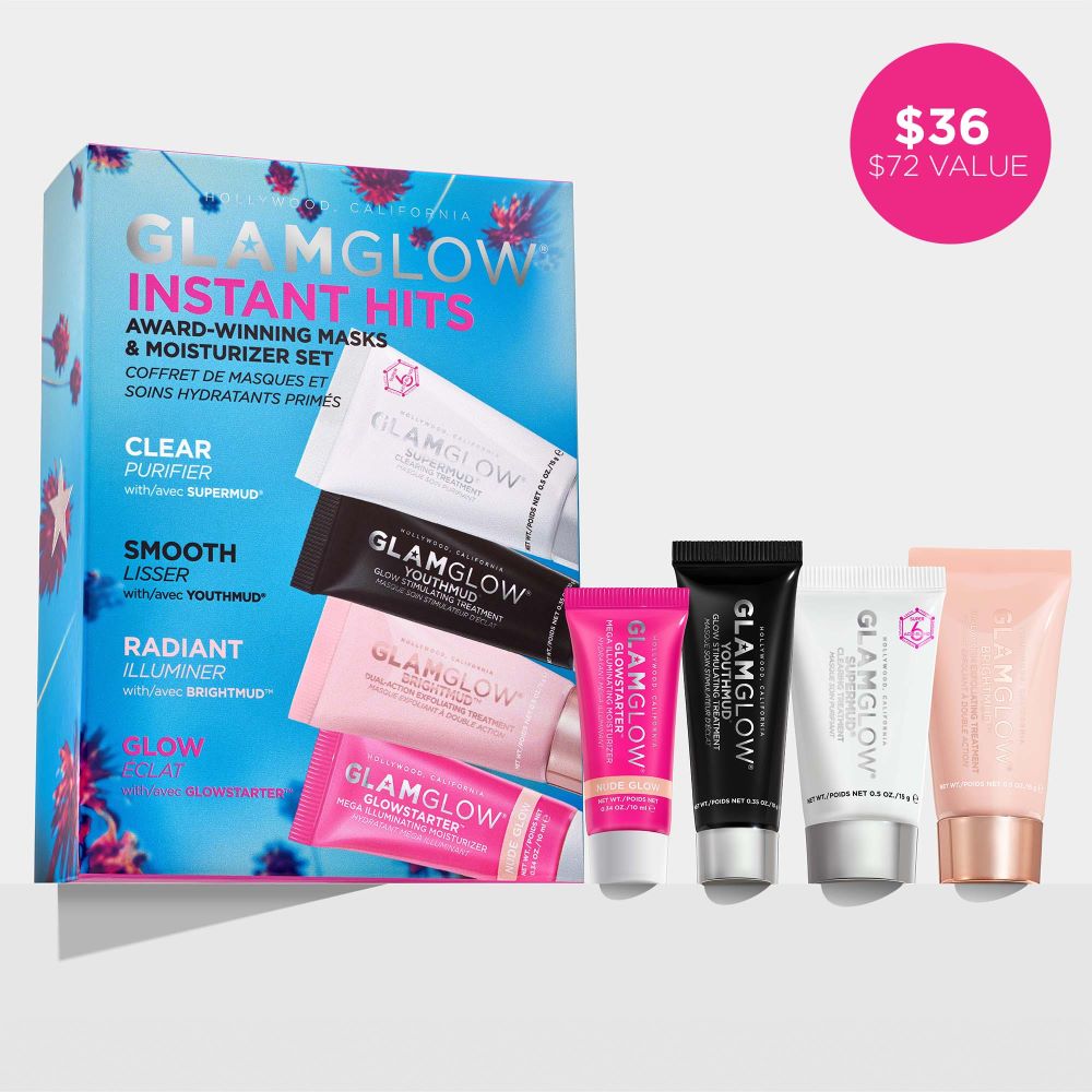 Instant Hits Muds Set ($72 | GLAMGLOW